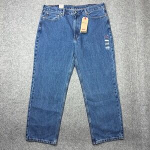 Levi's Jeans Mens 40x30 Blue 550 Relaxed Fit Tapered Leg Cotton Denim Pants NEW